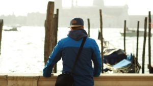 Soulcover Cap, spontaner Shoot mit Blick auf den Grand Canal in Venedig