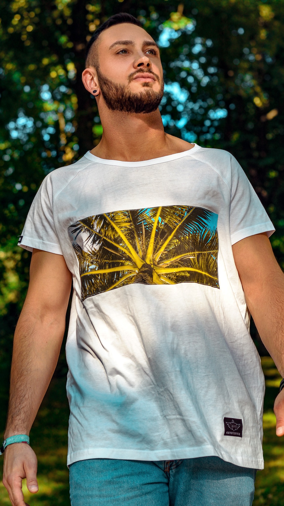 Belize, It, T-Shirt, Palmen, Motiv hochwertiger Colourprint top verarbeitet