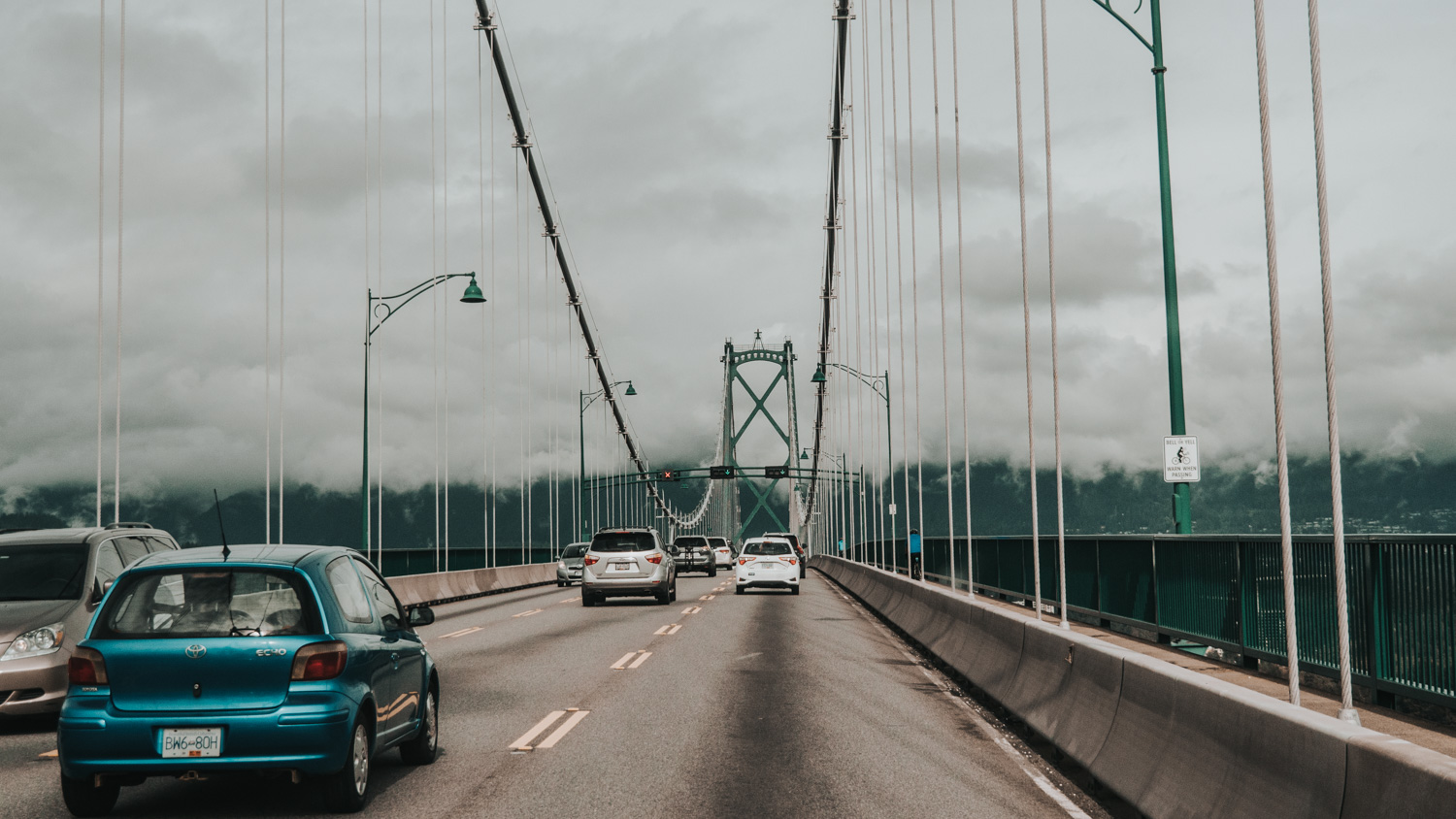 Vancouver City, Lionsgate Bridge, Stanley Park, mit dem Mietwagen durch Kanadas Westen