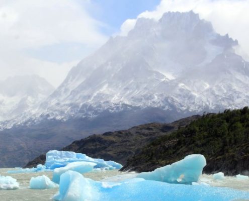 Nationalpark Torres del Paine Glacier_Grey